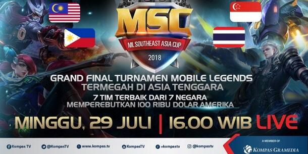 Perdana di Layar Kaca Indonesia, eSports Mobile Legends Disiarkan di Kompas TV