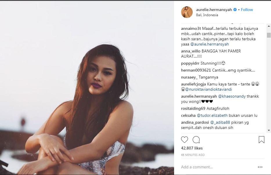 Pakai Baju Terlalu Seksi, Aurel Panen Hujatan