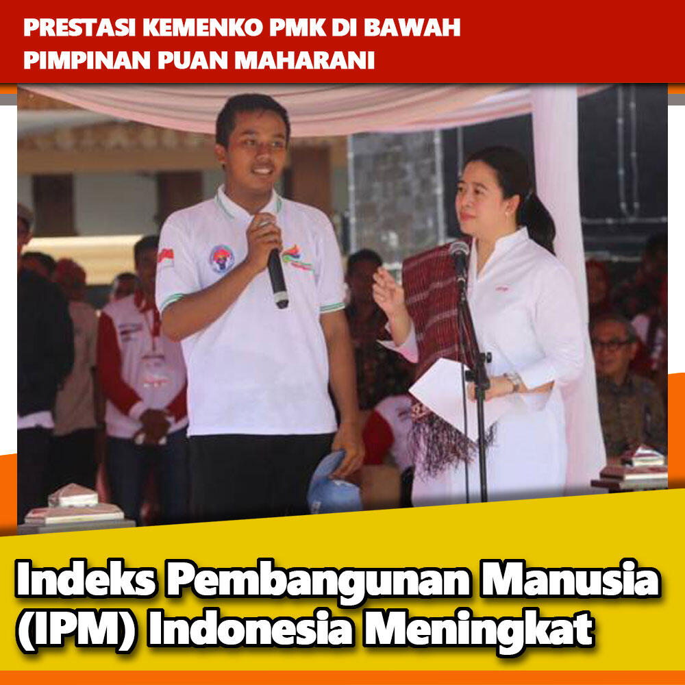 Indeks Pembangunan Manusia (IPM) Meningkat dan Angka Ketimpangan Sosial Menurun