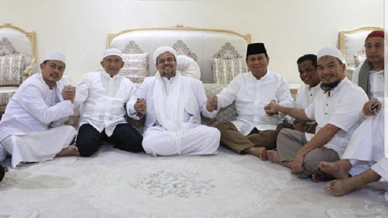 Prabowo dan Amien Rais Hadiri Pertemuan dengan Persaudaraan Alumni 212