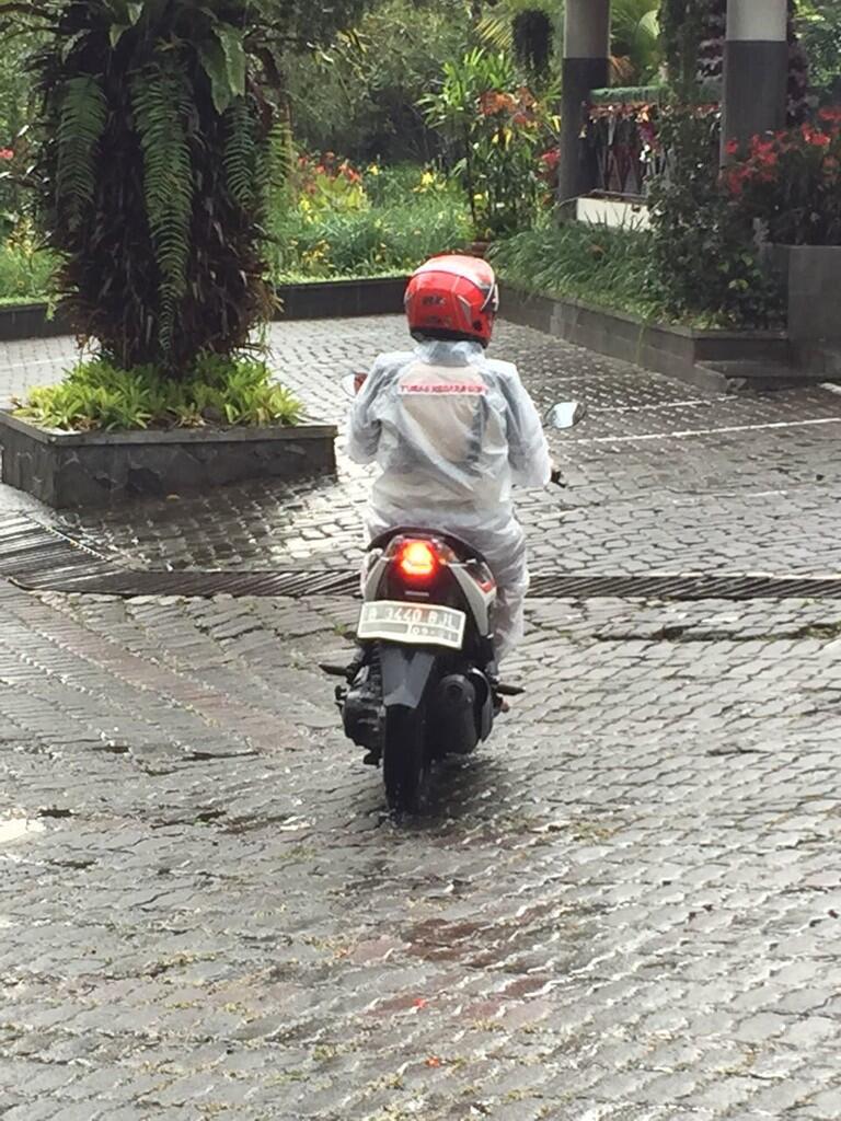 &#91;COC&#93; - Raincoat Garuda (Tugas Negara Bos), Biker Accecories Wajib di Kala Hujan