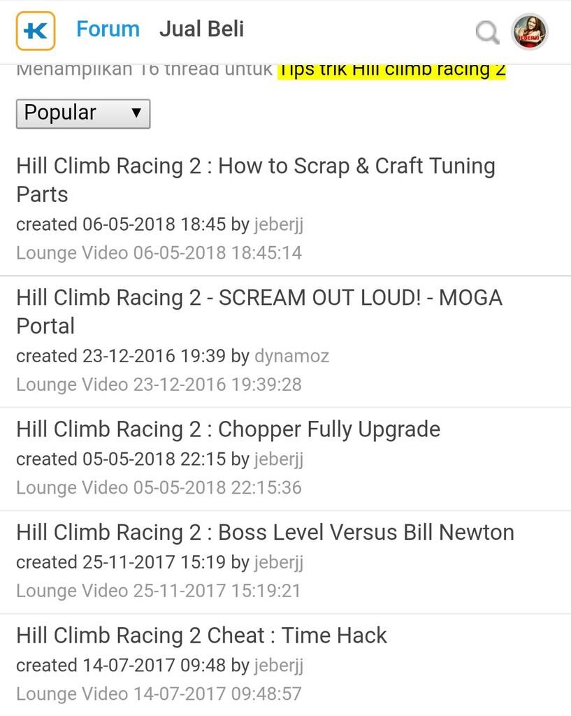 5 Tips &amp; Trik Yang Harus Kalian Tahu di Game Hill Climb Racing 2