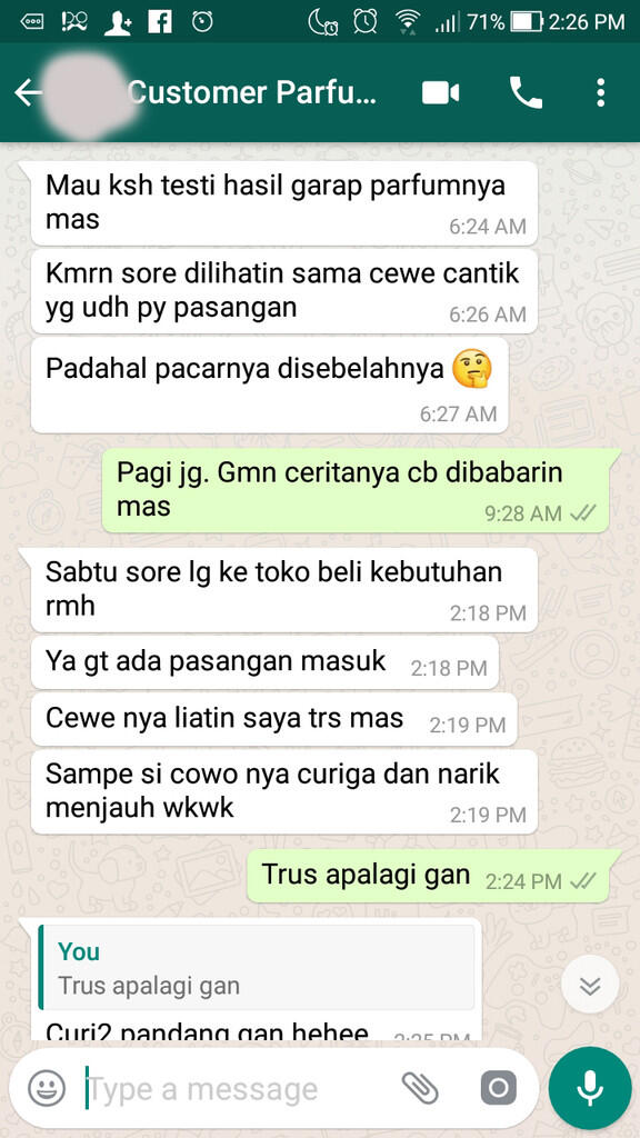 Parfum VIP Class 100ml (BISNIS, RELASI, CINTA & SEX). Batch 1