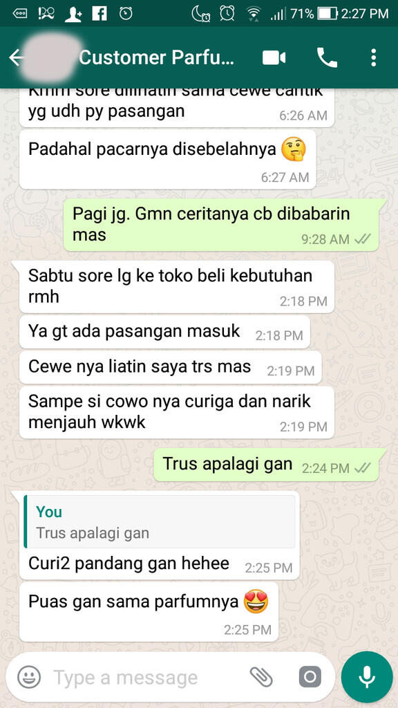 Parfum VIP Class 100ml (BISNIS, RELASI, CINTA & SEX). Batch 1