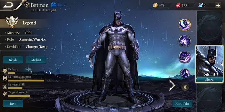5 Tips Dan Trik Memainkan Karakter Batman Di AOV