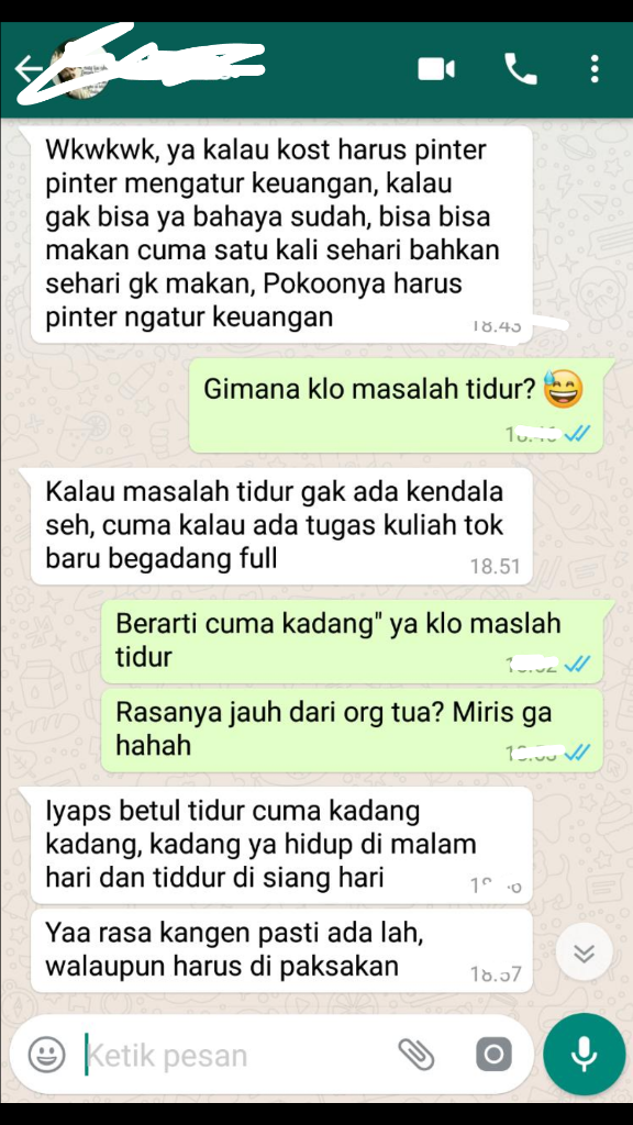 ANAK KOS ? Ya BEGINILAH