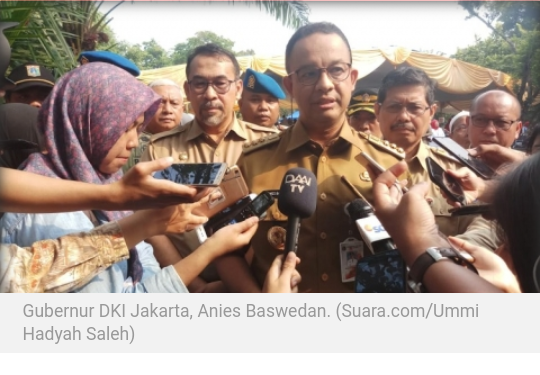 Anies Sebut Bau dan Kotornya Kali Item Adalah Warisan