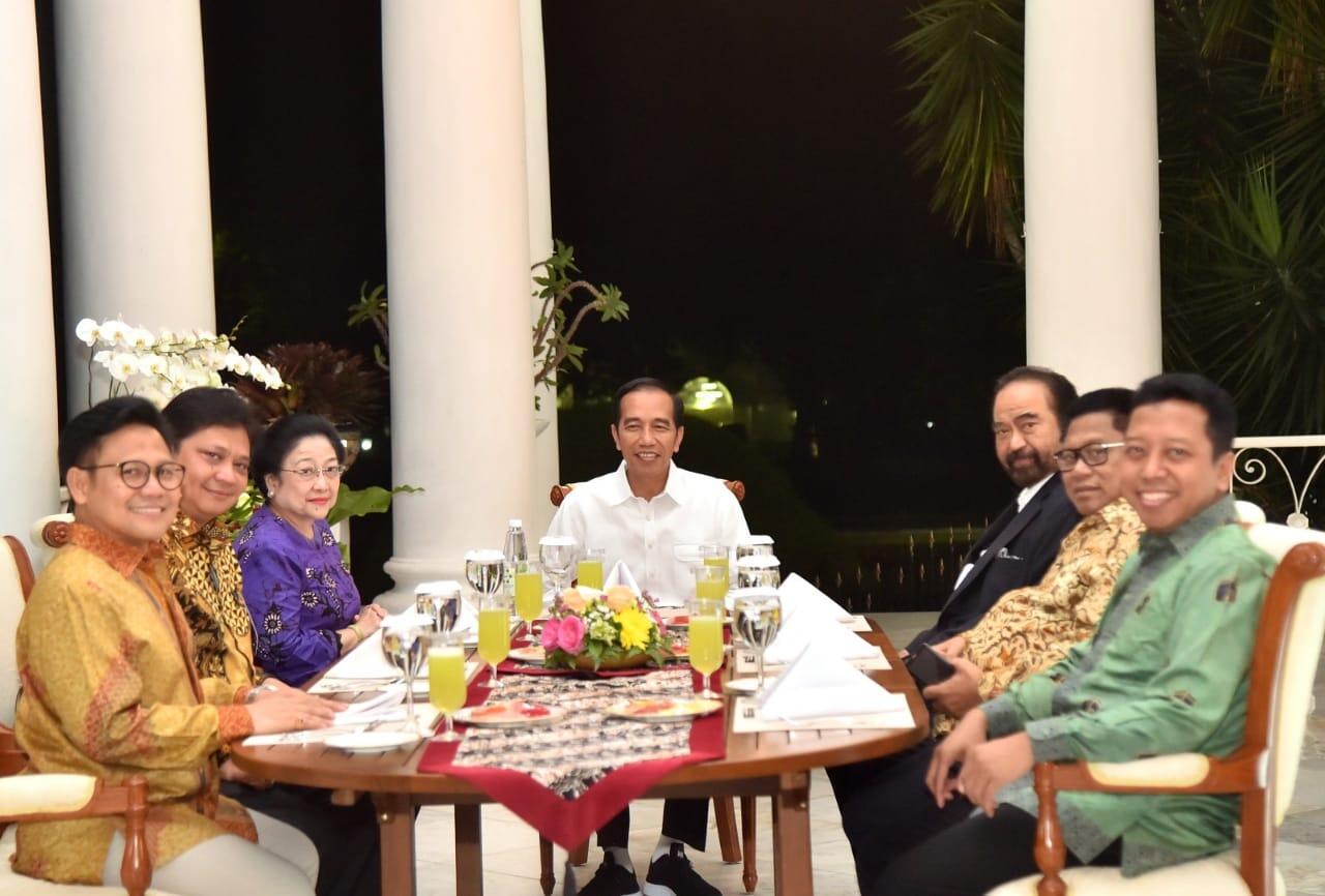 Jokowi Rapat Tertutup Bersama Para Ketum Parpol Koalisi