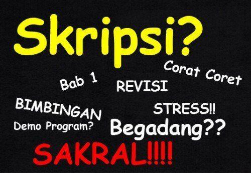 Hal-hal yang membuat Gan sis Terlambat Menyelesaikan Skripsi