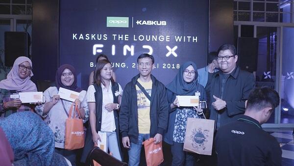 Serunya KASKUS The Lounge with OPPO Find X 