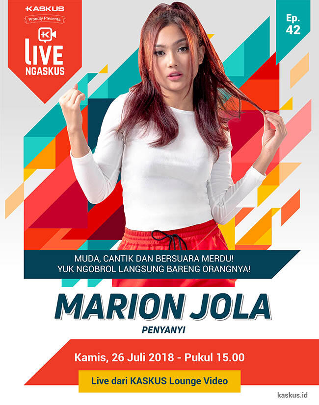 Si Cantik Marion Jola, Mau Main ke KASKUS Gan! Ngapain Ya?