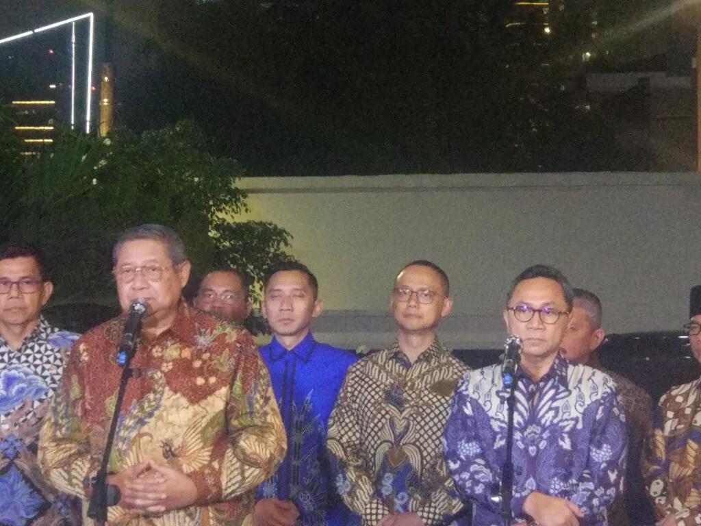 Pertemuan SBY-Zulkifli tak Bahas Capres-Cawapres