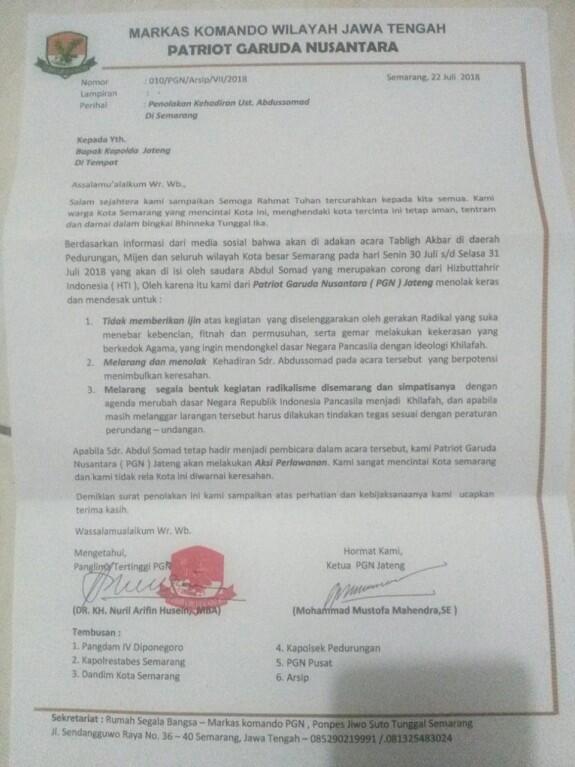 Muncul Surat Edaran Larang Ustaz Somad, Ini Reaksi Polri