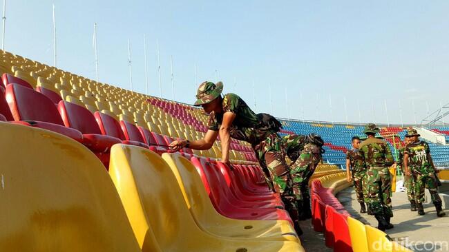 Top! Stadion Jakabaring Kini Rapi Lagi