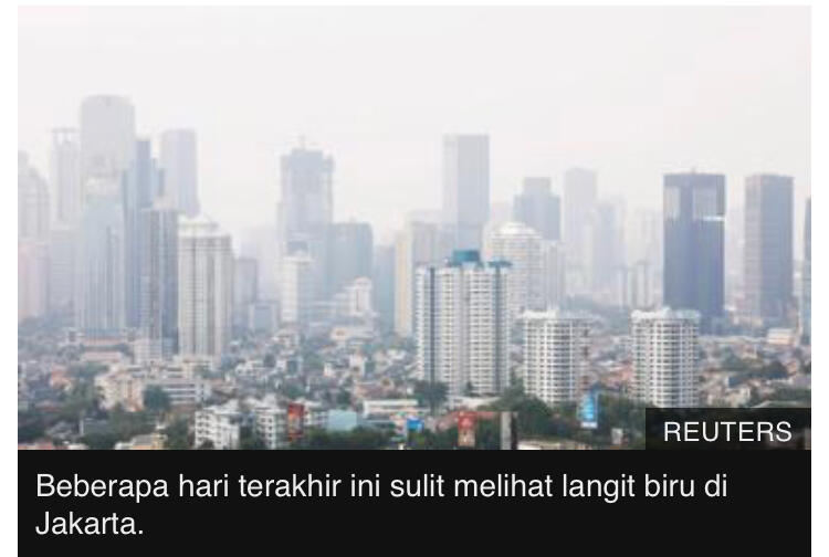 Jelang Asian Games 2018, Jakarta jadi kota berpolusi udara 'paling parah' di dunia