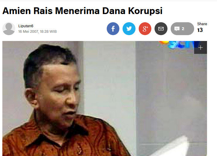 Amien Rais Sambangi DPR Jadi Pembicara Seminar soal Freeport
