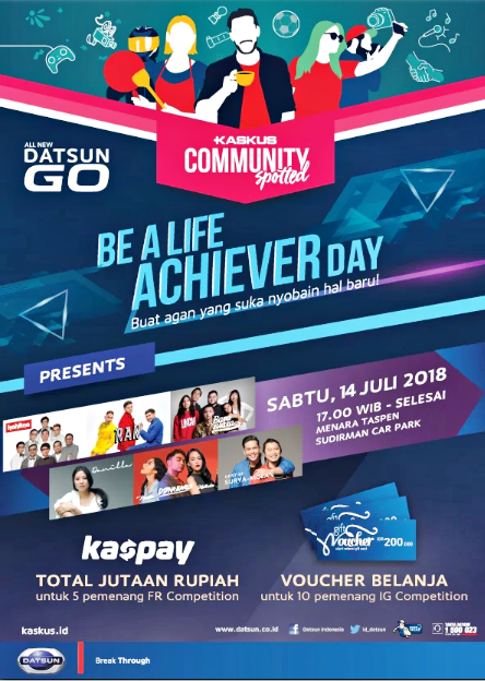 &#91;FR&#93; Malam Minggu Indah bareng Datsun Be A Life Achiever Day