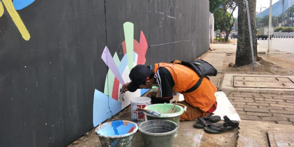 PPSU: Kesal, Kami Seharian Capek-capek Bikin Mural Terus Dicoret-coret