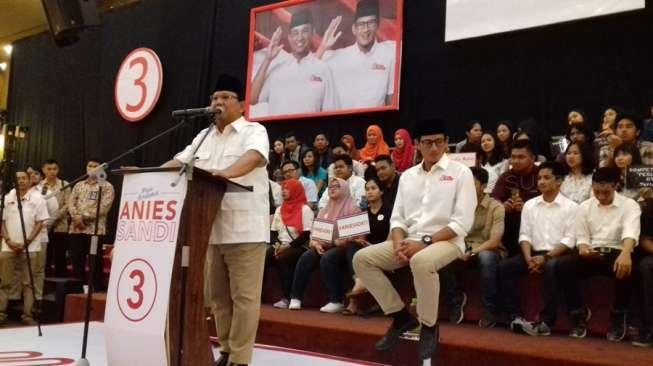 Ditepuki karena Minum Kopi saat Pidato, Ini Reaksi Prabowo