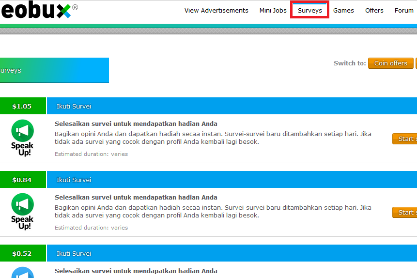 [wahkz] Strategi meraup dollar tanpa investasi di Neobux [Member Standar]