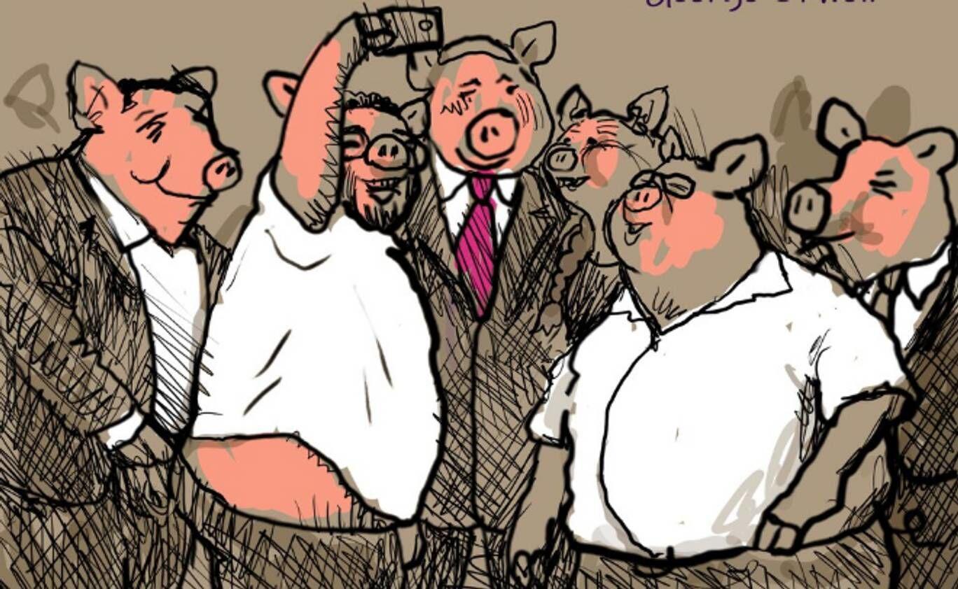 Media Di Israel Pecat Kartunis Karena Gambar Netanyahu Sebagai Babi