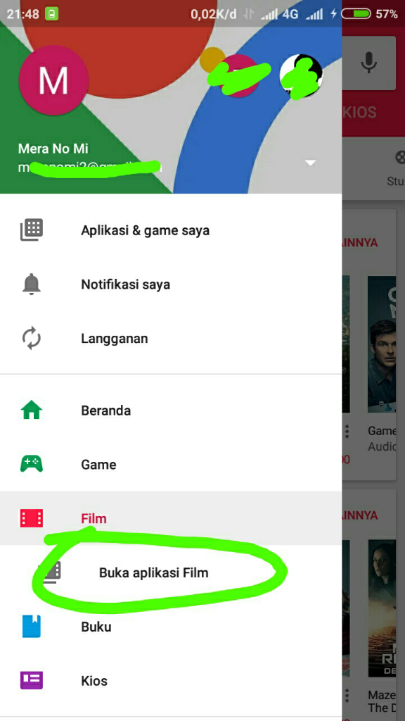 mengatasi notifikasi google play film sering muncul