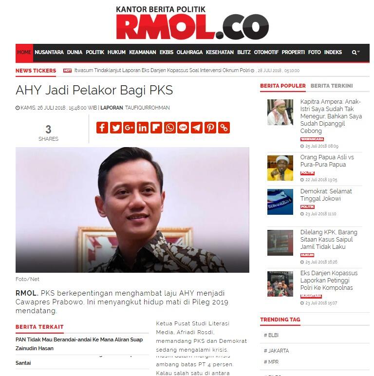 PKS : Jangan Sampai Pacaran dengan Siapa, Nikahnya dengan Siapa