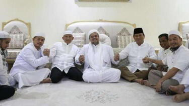 Prabowo Subianto: Saya Sahabatnya Habib Rizieq Shihab