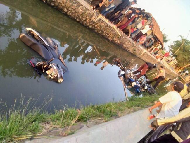 Ojol vs Opang di Bandung, 4 Motor Dilempar ke Sungai