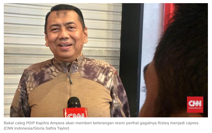 Kapitra: Ijtima Ulama Kecewakan Umat Islam Tak Usung Rizieq