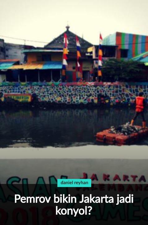 Pemrov Bikin Jakarta Jadi Konyol?