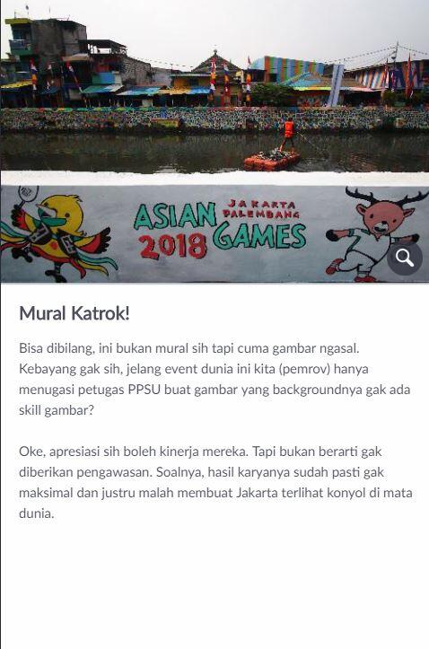 Pemrov Bikin Jakarta Jadi Konyol?