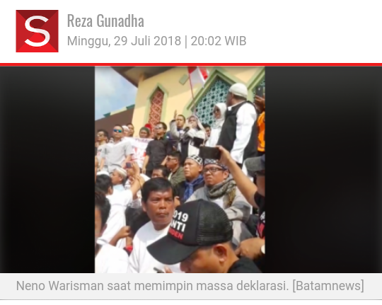 Dicap Pengkhianat, Neno Warisman Dilempar Warga Pakai Tong Sampah