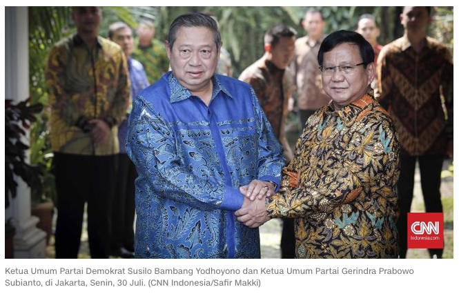 SBY: Prabowo Calon Presiden Kita