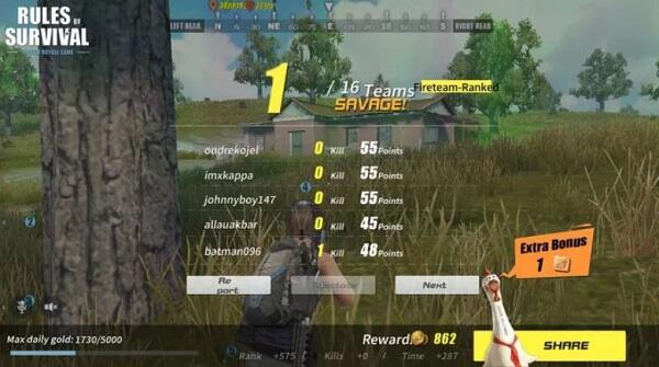 Drama-drama Main Rules of Survival, No 5 Bikin Salah Fokus