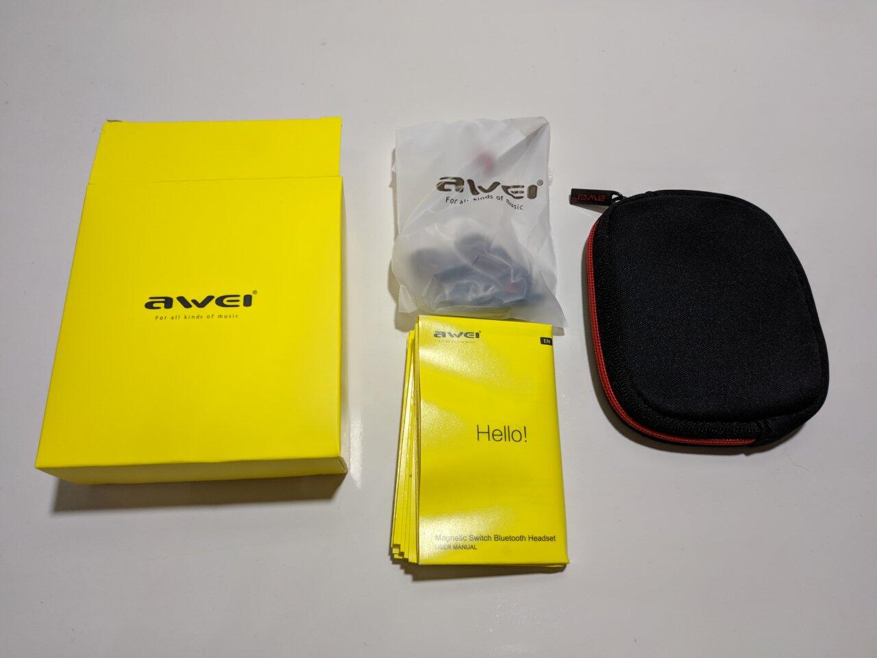 &#91;Review&#93; Awei Earphone Bluetooth Sport Magnetic dengan Microphone - AK1