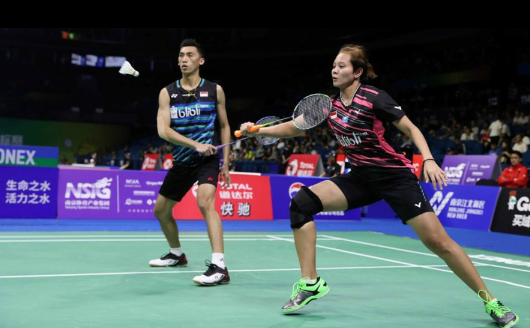 Ganda Campuran indonesia Ronal dan Annisa harus terhenti di babak ke dua. 