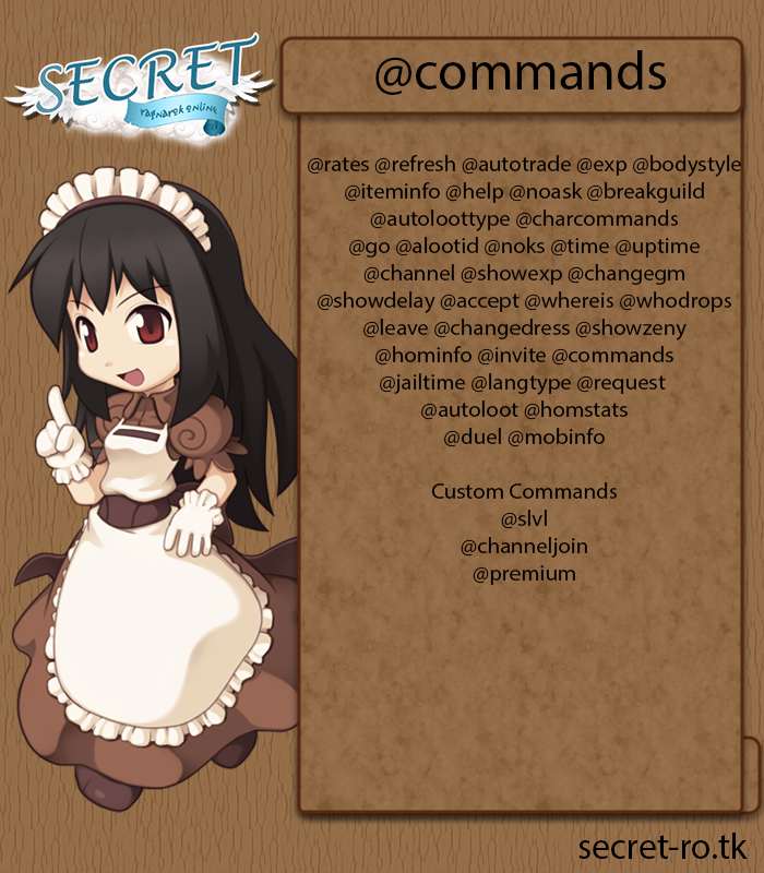 Secret Ragnarok Online | Private Server | 175/60 | MVP Disable