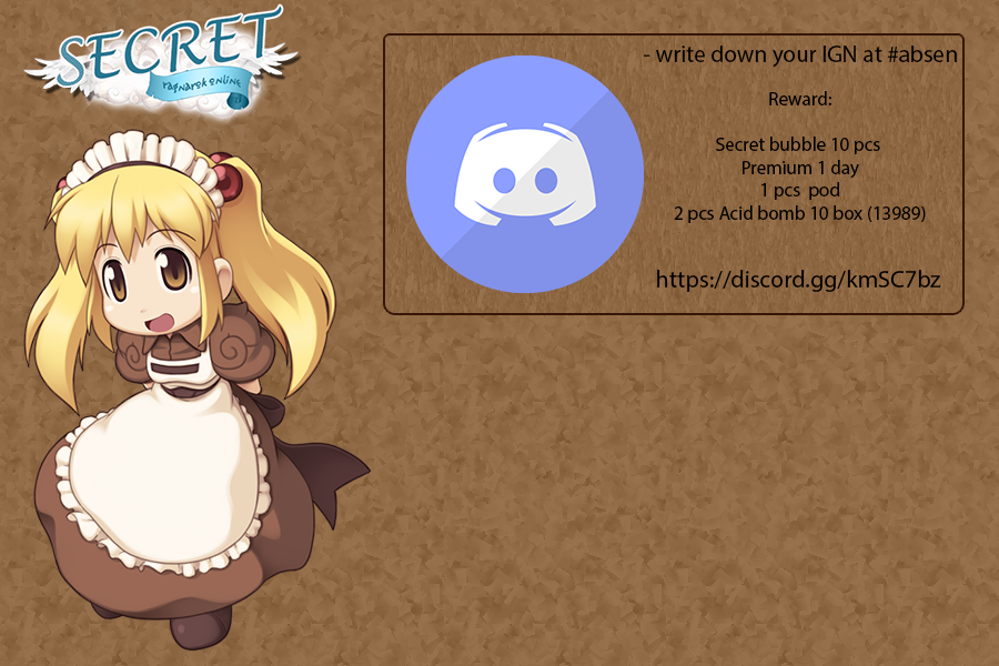 Secret Ragnarok Online | Private Server | 175/60 | MVP Disable