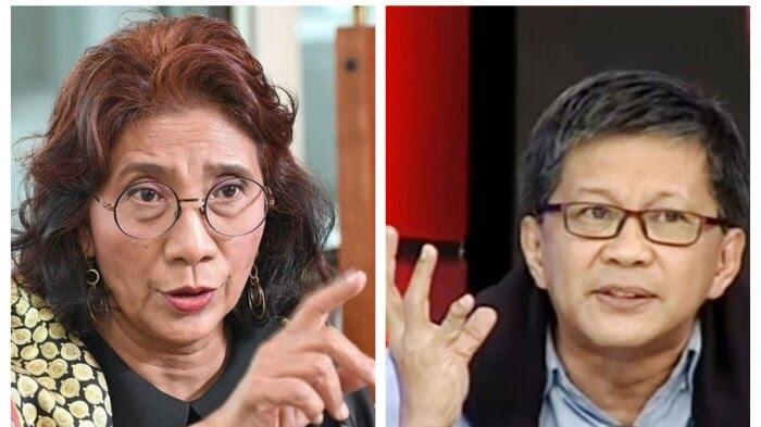 Rocky Gerung Sebut Kuis Ikan Jokowi Pembodohan, Menteri Susi Bilang Kepandaian Pandir
