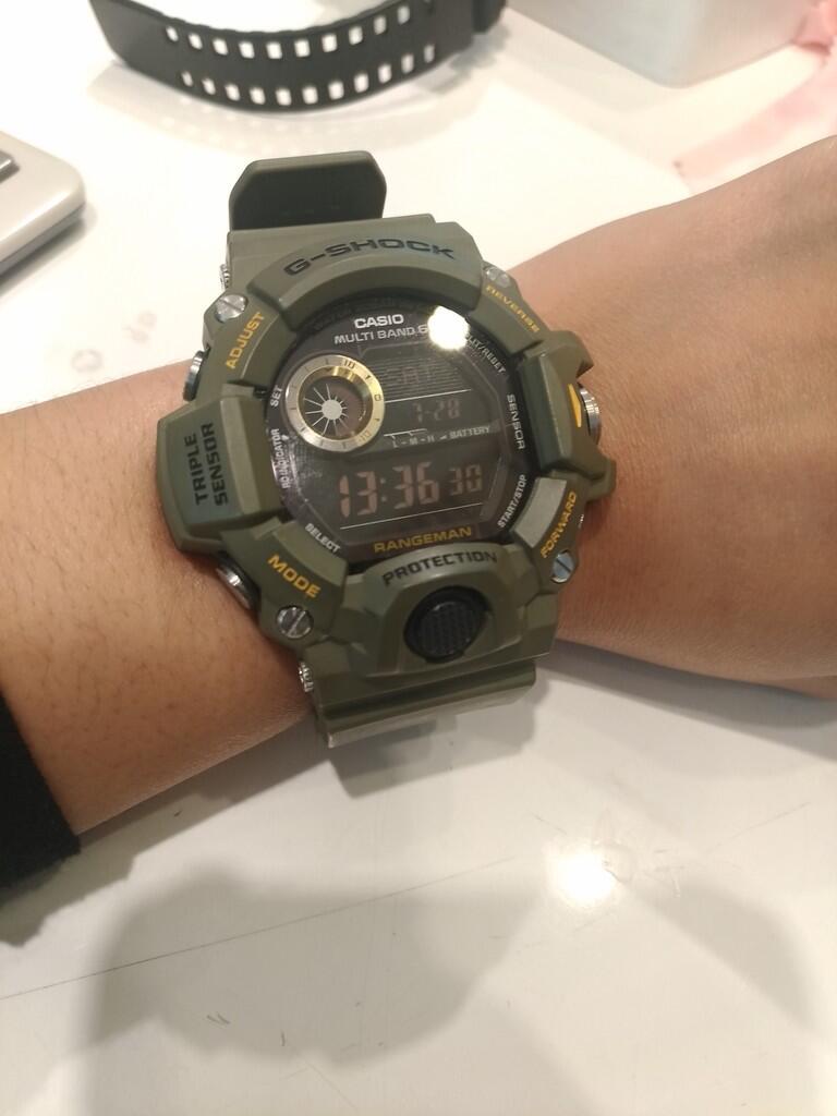 &#91;COC&#93; Review CASIO G-Shock Rangeman GW-9400-3 Army Green 