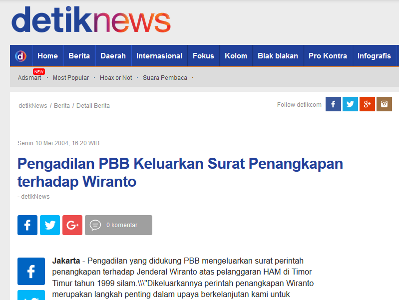 (Kaca Mahal) Wiranto Matangkan Rencana Bentuk Tim Usut Kasus HAM Masa Lalu