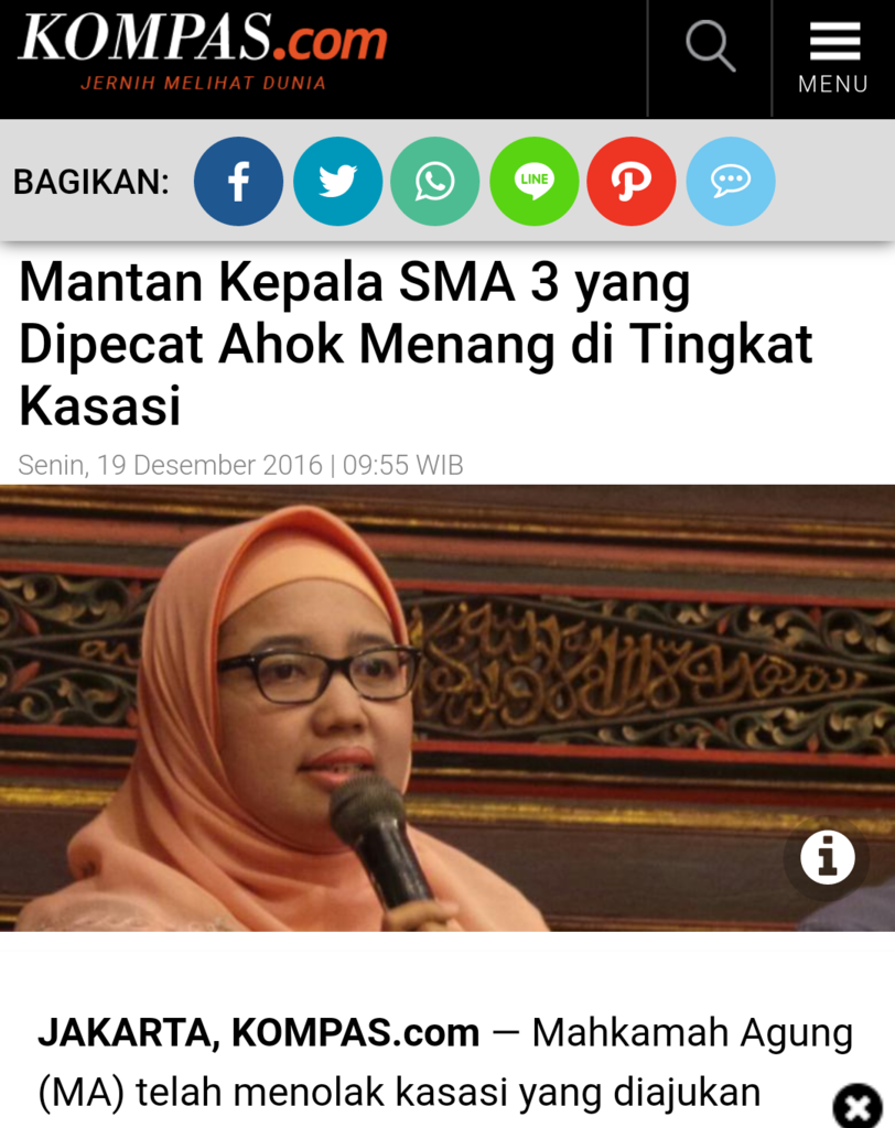 KASN : Ahok Kami Dukung Penegakan Disiplin Tapi Bukan Tabrak Aturan