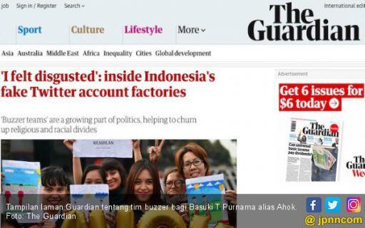 Hmmm, Kisah Tim Buzzer Ahok Hasil Investigasi Media Inggris