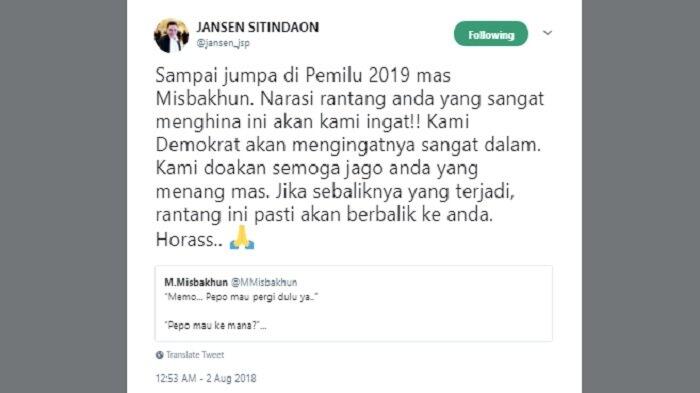 Misbakhun Sindir Memo Pepo, Politikus Demokrat: Narasi Rantang Anda akan Kami Ingat!