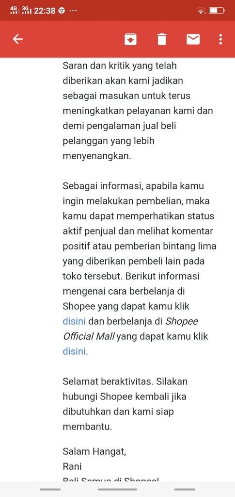 Hati Hati Membeli Barang di Official Mall Shopee