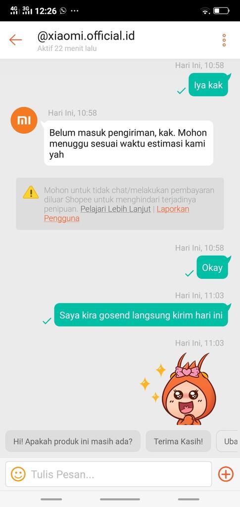 Hati Hati Membeli Barang di Official Mall Shopee