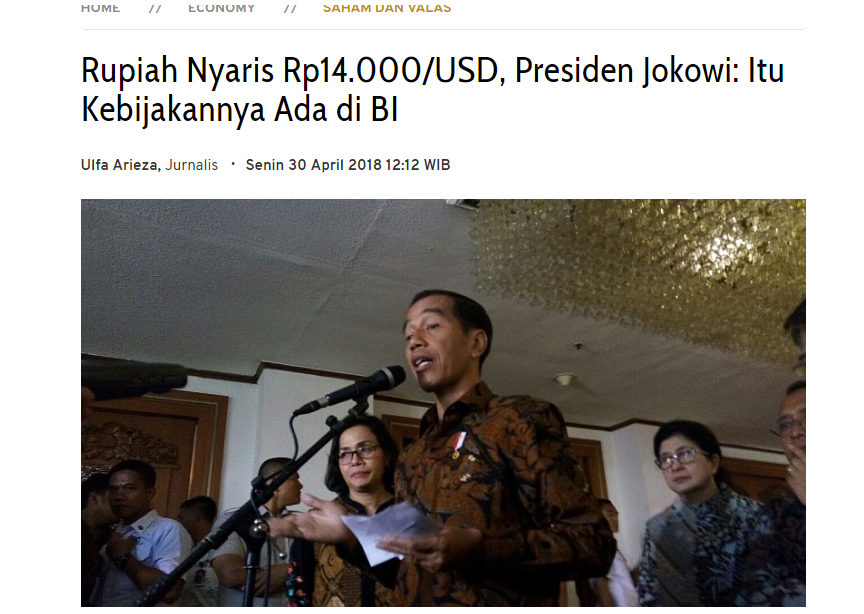 Rapat Cadangan Devisa, Jokowi: Bolak-balik Rapat tapi Impelementasinya Tidak Baik