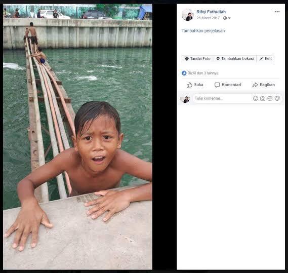 Virall !! Zaman Ahok Kali Item Di Pake Berenang, Kenapa Sekarang Jadi Hitam Dan Bau ?