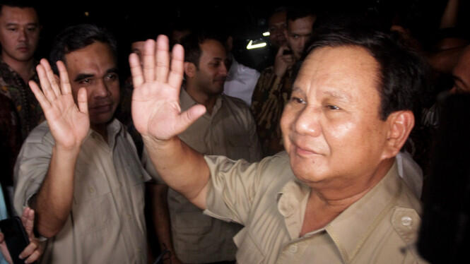 Prabowo Senang Didukung Tommy Jadi Presiden